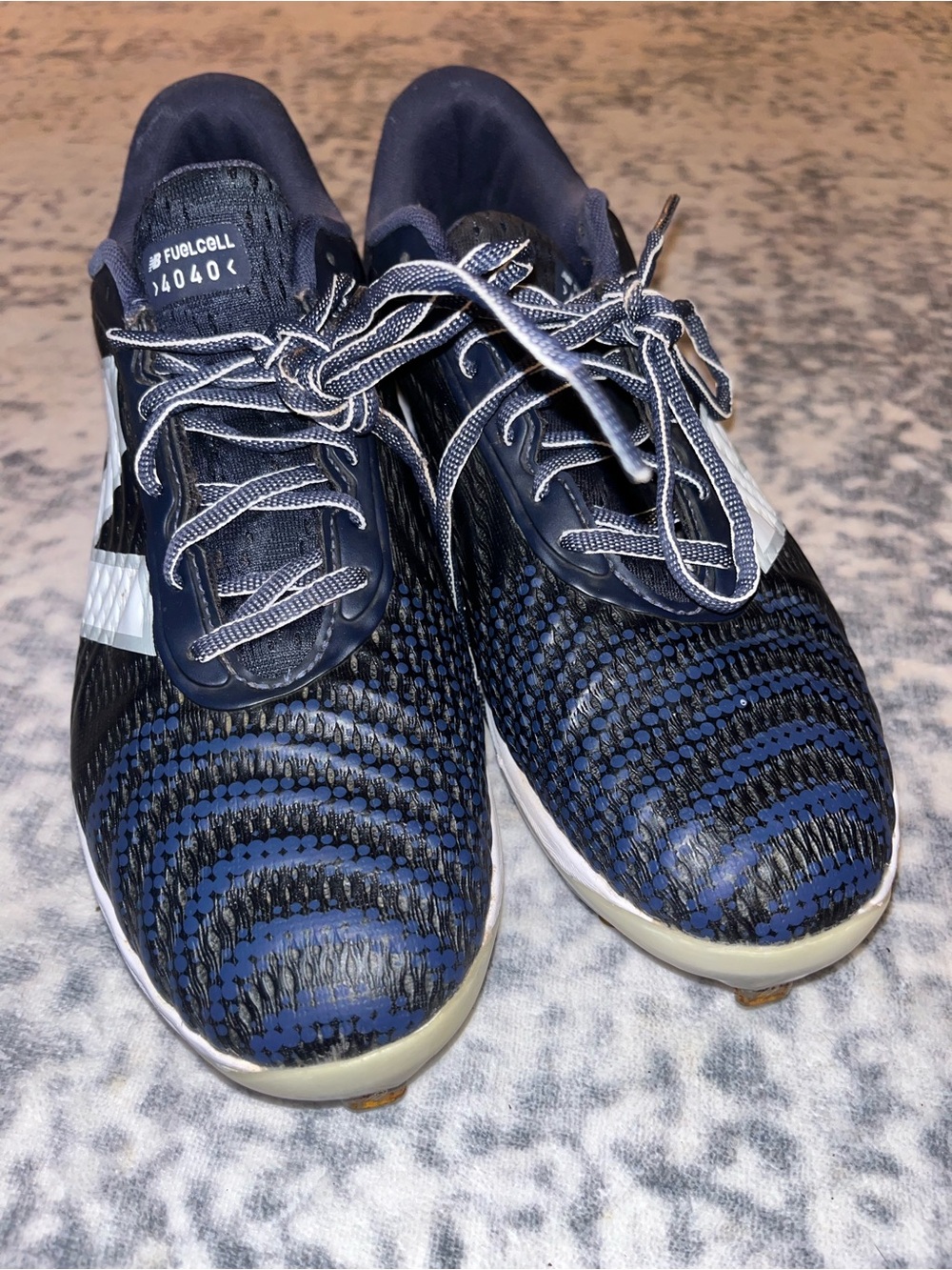 New Balance FuelCell Men's Baseball Cleats Navy/White US Size 9